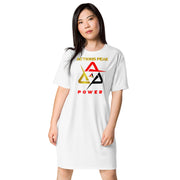 POWER 2025 WHITE TEE DRESS