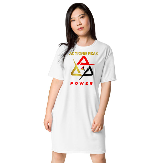 POWER 2025 WHITE TEE DRESS