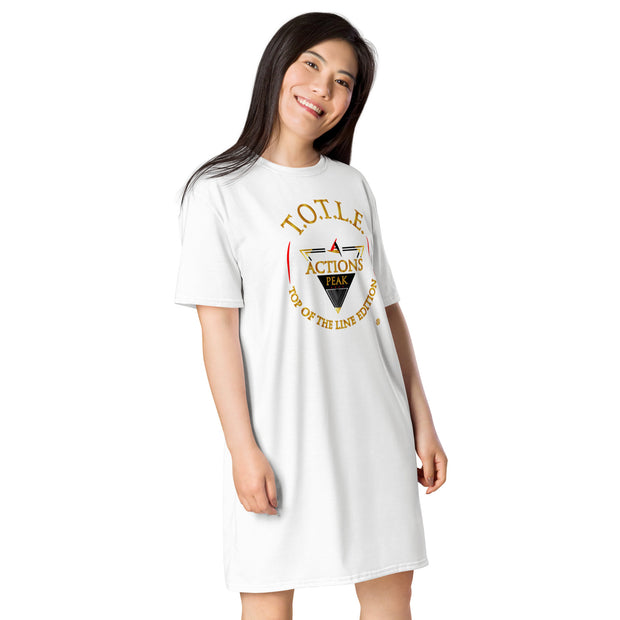 TOP OF THE LINE EDITION 2024 WHITE TEE DRESS