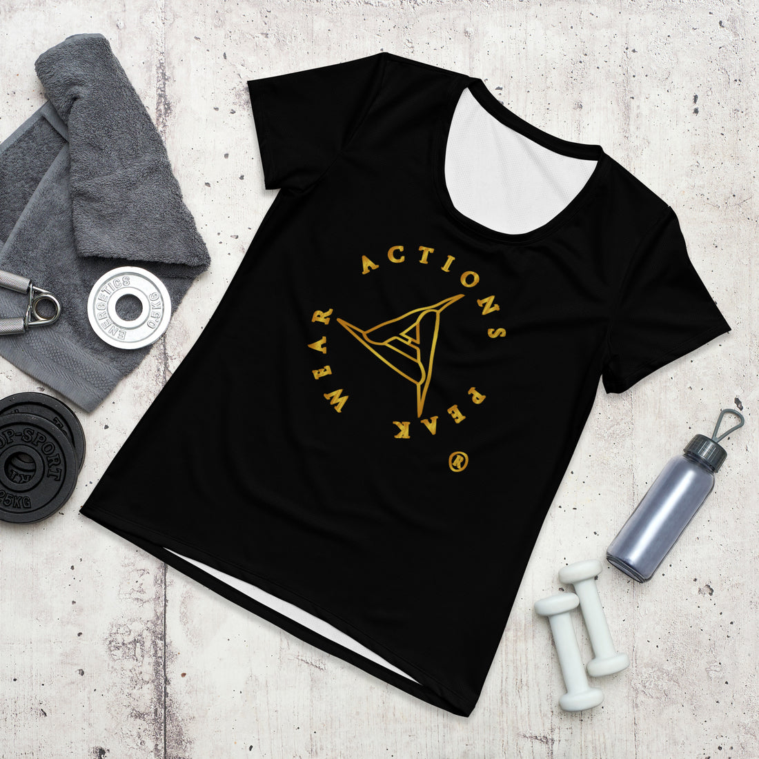 WEAR ACTIONS PEAK BLACK PREMIUM TEE