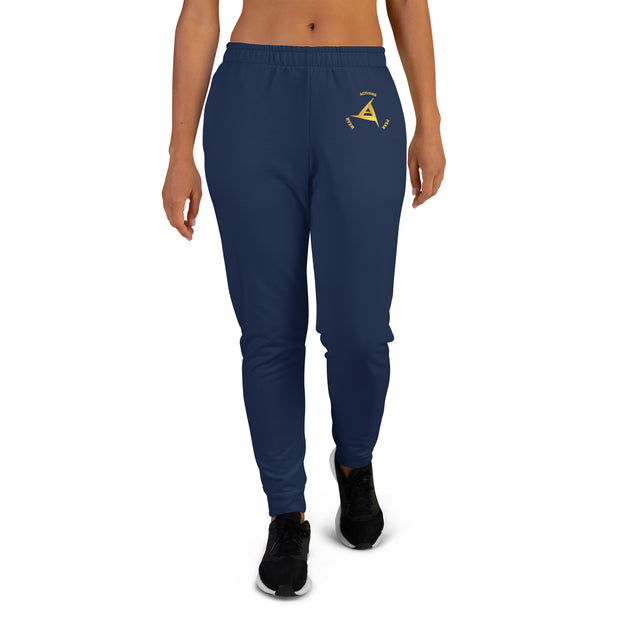 WOMEN'S PREMIUM GOLD ON NAVY JOGGER