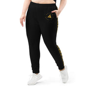 WOMEN'S PREMIUM GOLD ON BLACK JOGGER