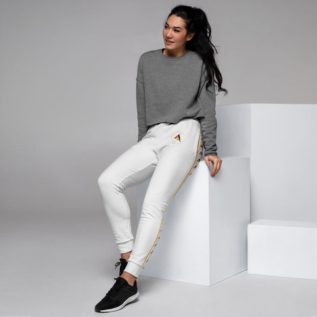 WOMEN'S PREMIUM WHITE JOGGER