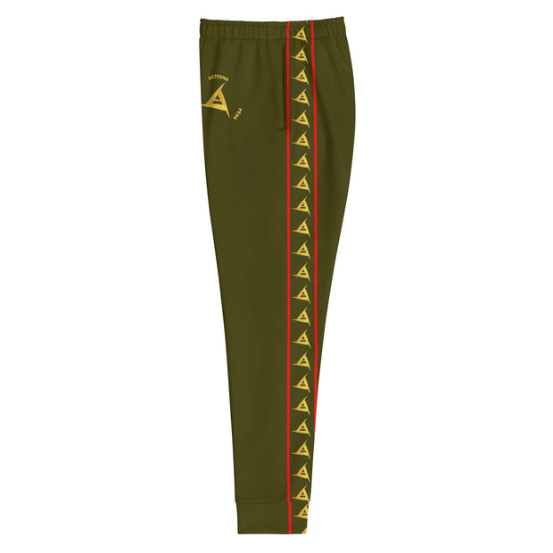 WOMEN'S PREMIUM GOLD & RED ON KARAKA JOGGER