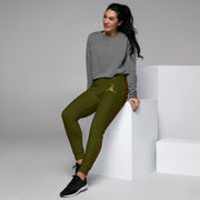 WOMEN'S PREMIUM GOLD & RED ON KARAKA JOGGER