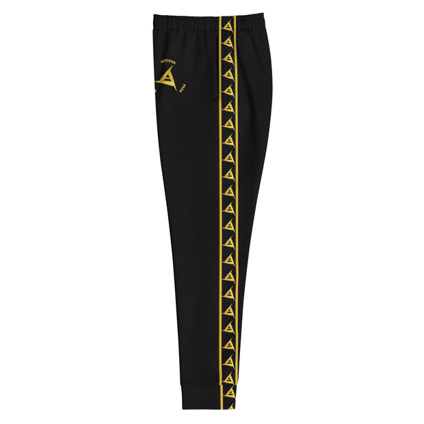 WOMEN'S PREMIUM GOLD ON BLACK JOGGER