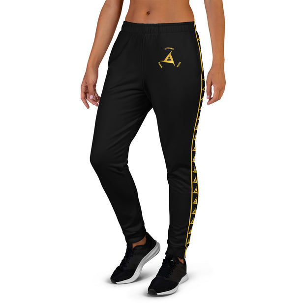 WOMEN'S PREMIUM GOLD ON BLACK JOGGER