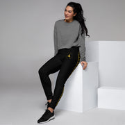 WOMEN'S PREMIUM GOLD ON BLACK JOGGER