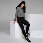 WOMEN'S PREMIUM GOLD & RED ON BLACK JOGGER