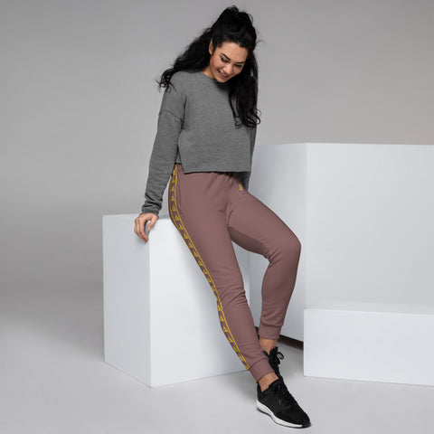 WOMEN'S PREMIUM GOLD ON LIGHT WOOD JOGGER