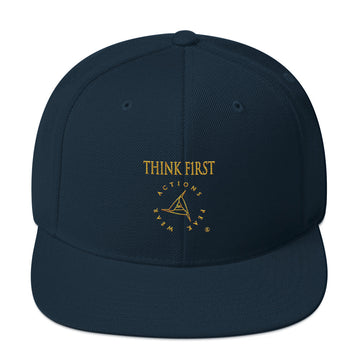 THINK F1RST SNAPBACK CAP