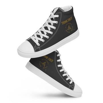 THINK F1RST ECLIPSE UNISEX HIGH TOP CANVAS SHOES
