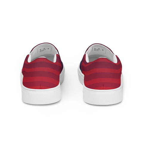 THINK F1RST 2025 STRIPES UNISEX SLIP-ON CANVAS SHOES