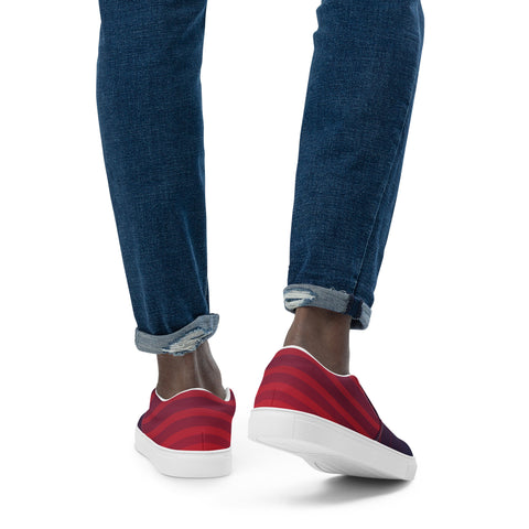 THINK F1RST 2025 STRIPES UNISEX SLIP-ON CANVAS SHOES