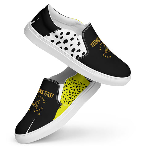 THINK F1RST 2025 PAINT SWATCHES UNISEX SLIP-ON CANVAS SHOES