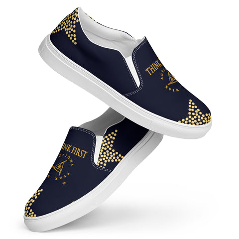 THINK F1RST 2025 STARS UNISEX SLIP-ON CANVAS SHOES