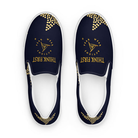 THINK F1RST 2025 STARS UNISEX SLIP-ON CANVAS SHOES
