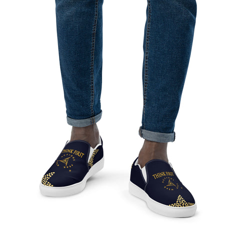 THINK F1RST 2025 STARS UNISEX SLIP-ON CANVAS SHOES