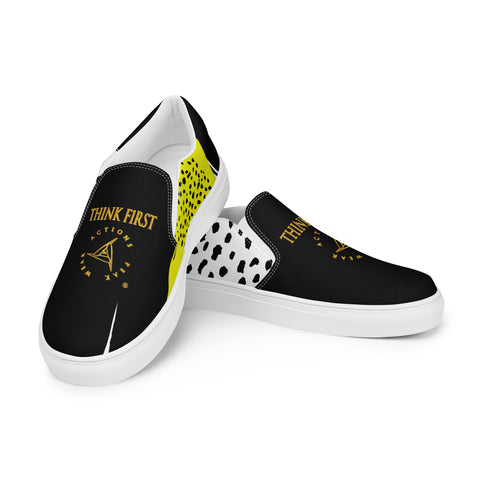 THINK F1RST 2025 PAINT SWATCHES UNISEX SLIP-ON CANVAS SHOES