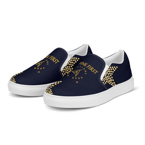 THINK F1RST 2025 STARS UNISEX SLIP-ON CANVAS SHOES
