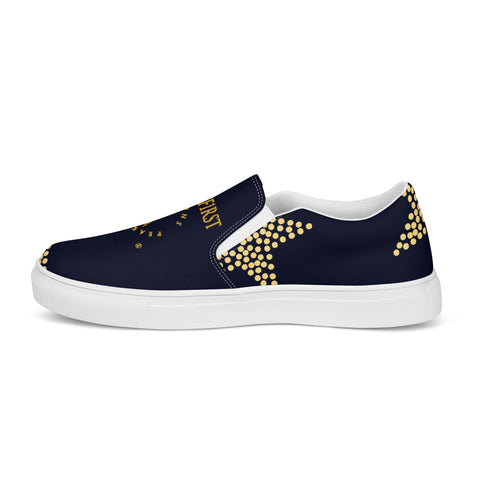 THINK F1RST 2025 STARS UNISEX SLIP-ON CANVAS SHOES