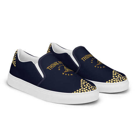THINK F1RST 2025 STARS UNISEX SLIP-ON CANVAS SHOES