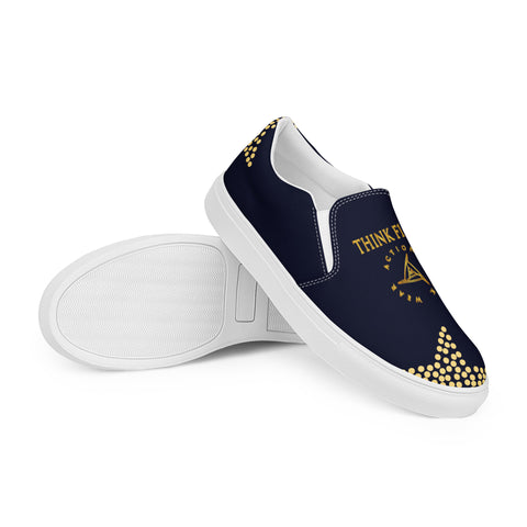 THINK F1RST 2025 STARS UNISEX SLIP-ON CANVAS SHOES