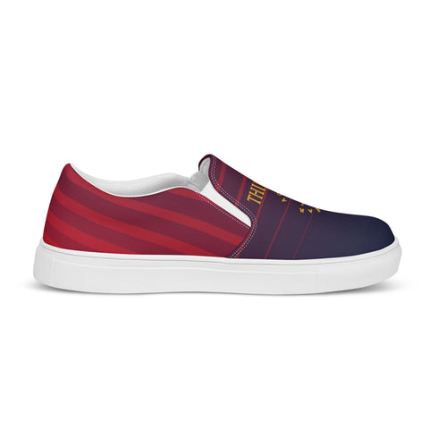 THINK F1RST 2025 STRIPES UNISEX SLIP-ON CANVAS SHOES