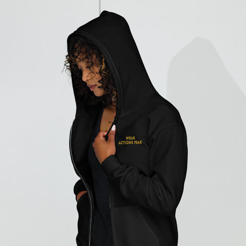 THINK F1RST UNISEX HEAVY BLEND ZIP HOODIE 02