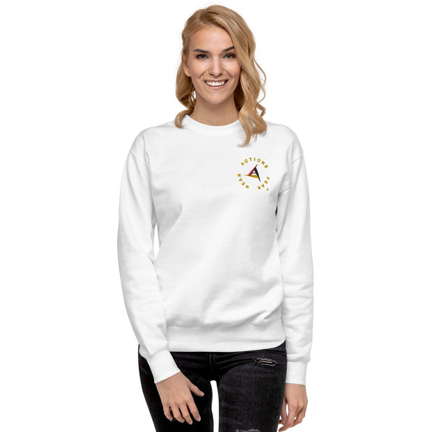 WEAR ACTIONS PEAK UNISEX PREMIUM SWEATSHIRT