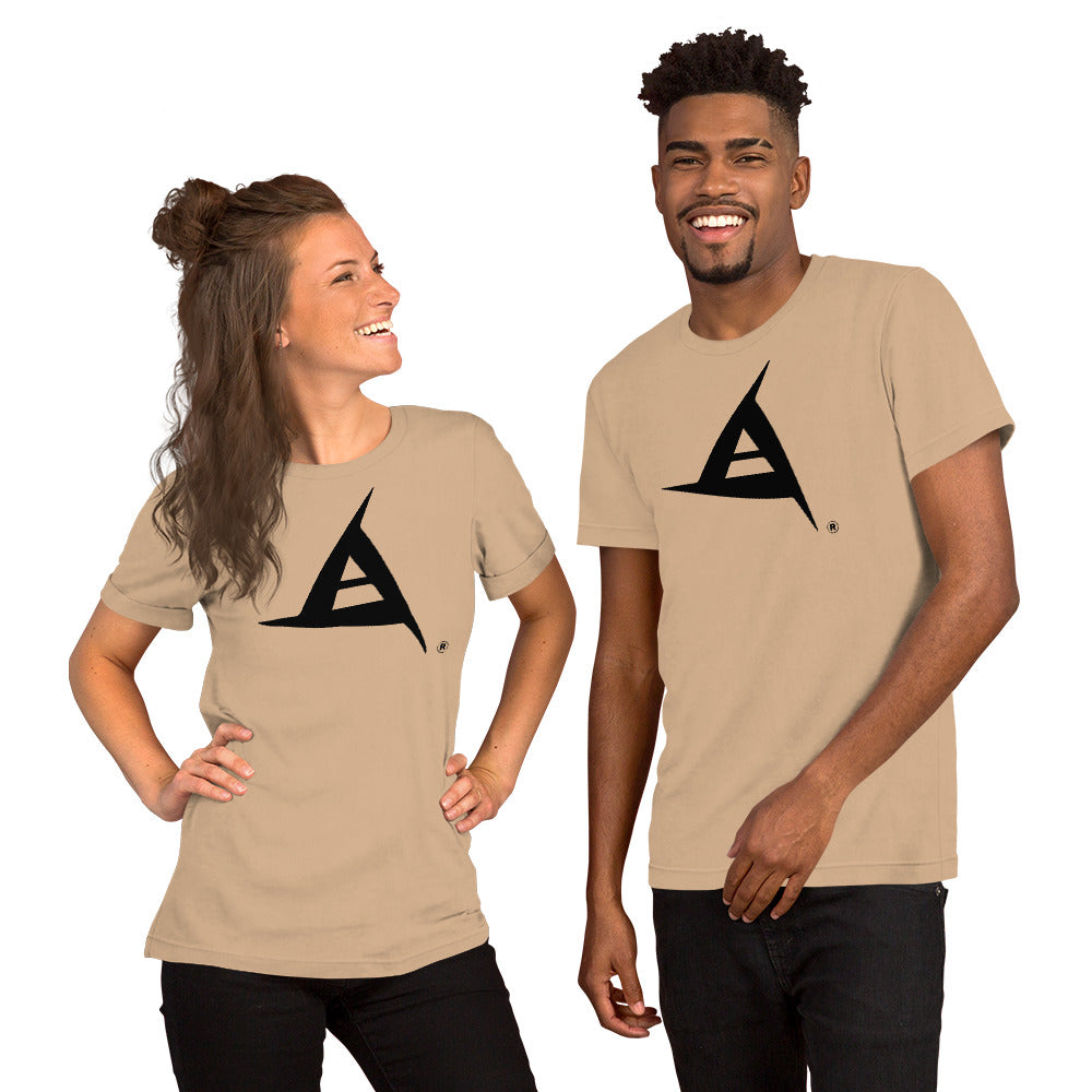 WEAR ACTIONS PEAK BLACK LOGO T-SHIRT