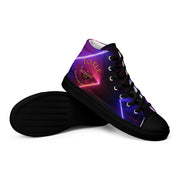 TOP OF THE LINE EDITION 2024 NEON LIGHT UNISEX HIGH TOP CANVAS SHOES