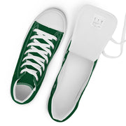 THINK F1RST 2024 GREEN UNISEX HIGH TOP CANVAS SHOES