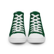 THINK F1RST 2025 GREEN UNISEX HIGH TOP CANVAS SHOES