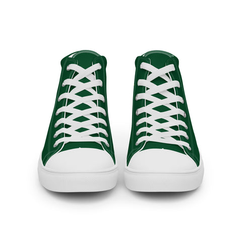THINK F1RST 2025 GREEN UNISEX HIGH TOP CANVAS SHOES