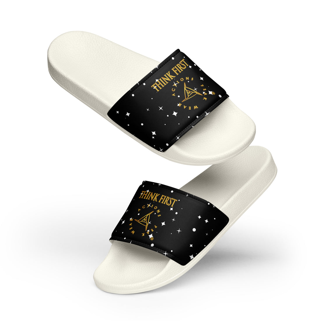 THINK F1RST STARS UNISEX SLIDES