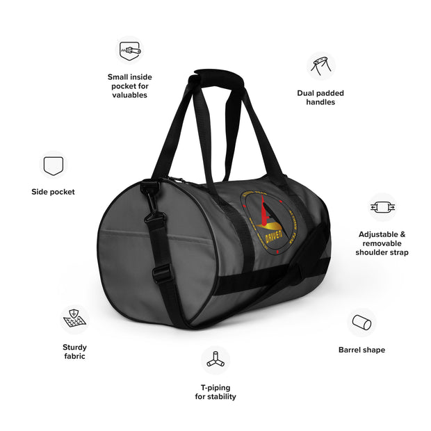 DRIVEN GREY DUFFEL BAG
