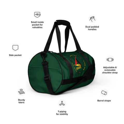 DRIVEN GREEN DUFFEL BAG