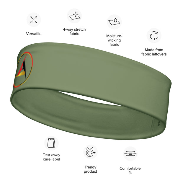 SWIFT SUMMER CAMOUFLAGE GREEN HEADBAND FOR WOMEN