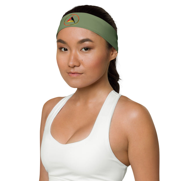 SWIFT SUMMER CAMOUFLAGE GREEN HEADBAND FOR WOMEN