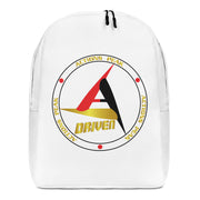 DRIVEN WHITE MINIMALIST BACKPACK