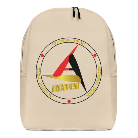 DRIVEN CHAMPAGNE MINIMALIST BACKPACK