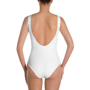 ACTIONS PEAK ONE-PIECE WHITE SWIMSUIT