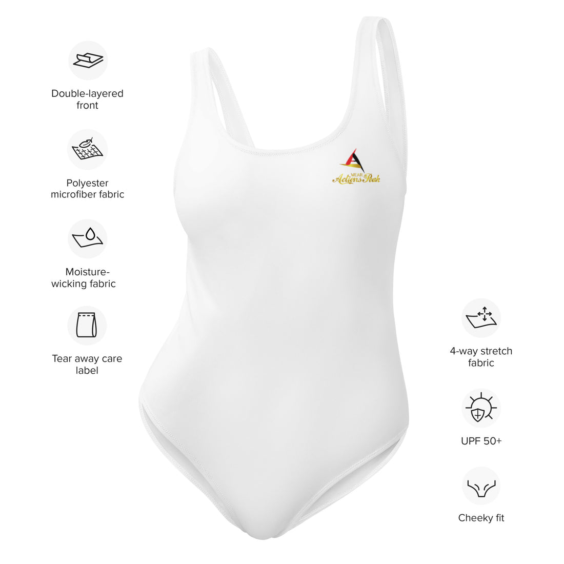 ONE-PIECE WHITE SWIMSUIT