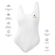 ACTIONS PEAK ONE-PIECE WHITE SWIMSUIT