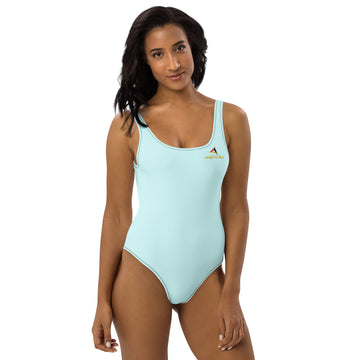 ONE-PIECE LIGHT CYAN SWIMSUIT