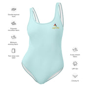 ACTIONS PEAK ONE-PIECE LIGHT CYAN SWIMSUIT