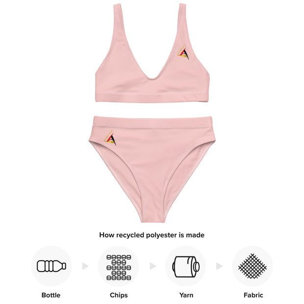 ACTIONS PEAK REYCLED HIGH-WAISTED COSMOS BIKINI