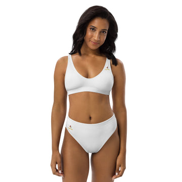 HIGH-WAISTED WHITE BIKINI