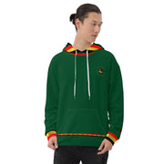 ACTION UNISEX GREEN HOODIE